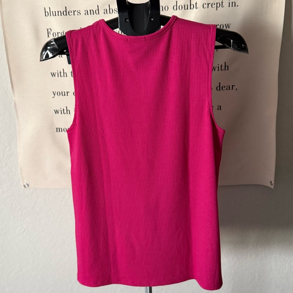 BiBi Ribbed Tank Top NWT - Picture 3 of 6
